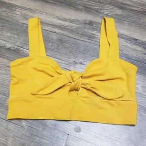 Golden Bow Crop Top